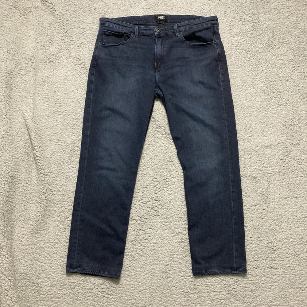 Paige Lennox Dark Wash Stretch Jeans Size 36